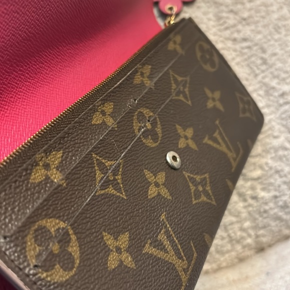Louis Vuitton Emilie Brown and Pink Monogram Wallet🥳🥳❌❌ - Picture 6 of 10